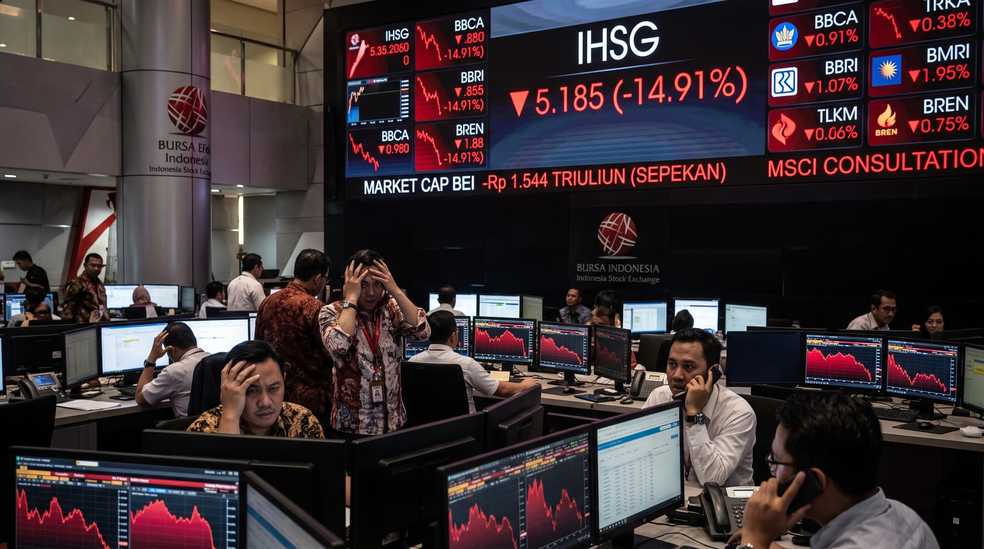 Gegara MSCI, Market Cap BEI Hangus Rp 1.544 Triliun dalam Sepekan 