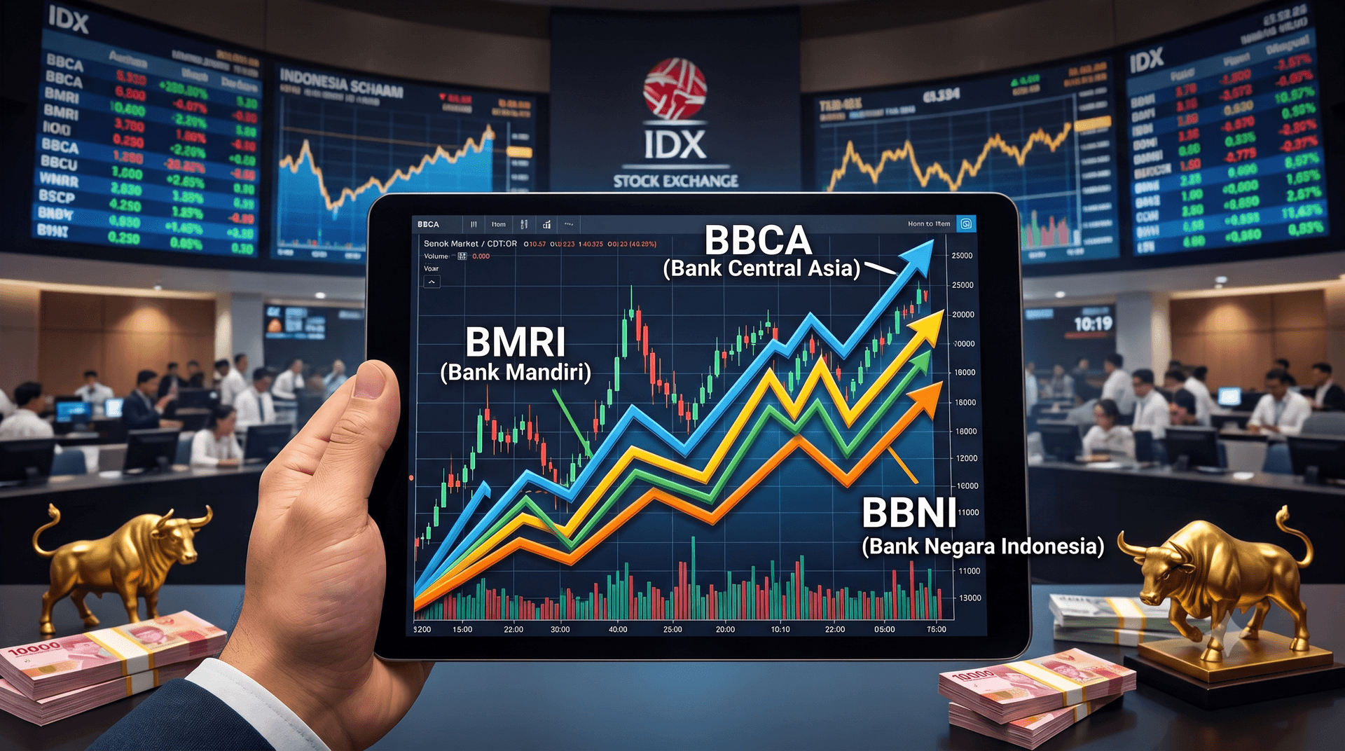Intip Prospek dan Target Harga Saham BMRI, BBCA, dan BBNI, Layak Dibeli?