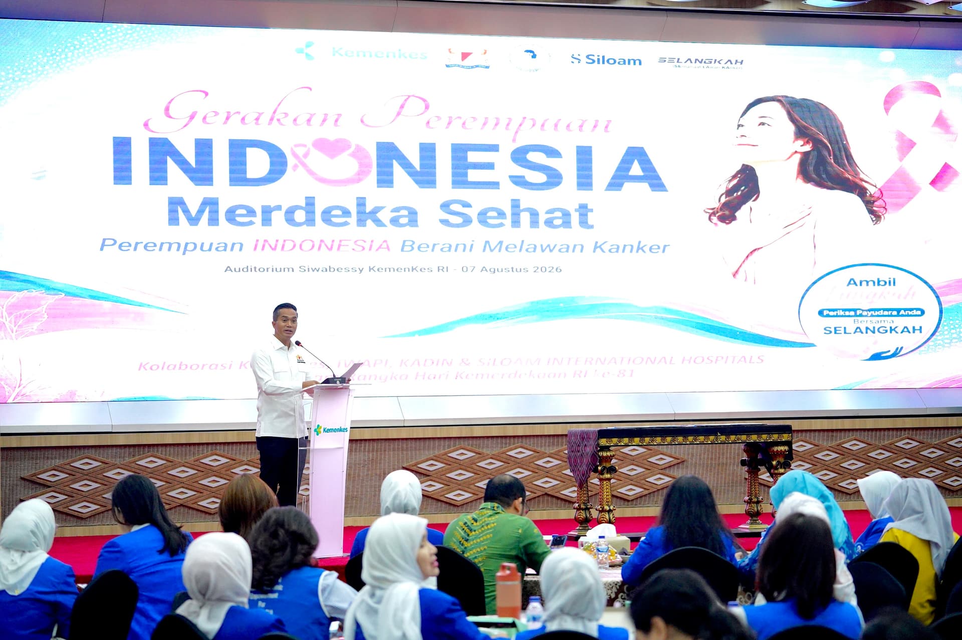 Kadin dan Iwapi Luncurkan Program Pemeriksaan Deteksi Dini Kanker Payudara