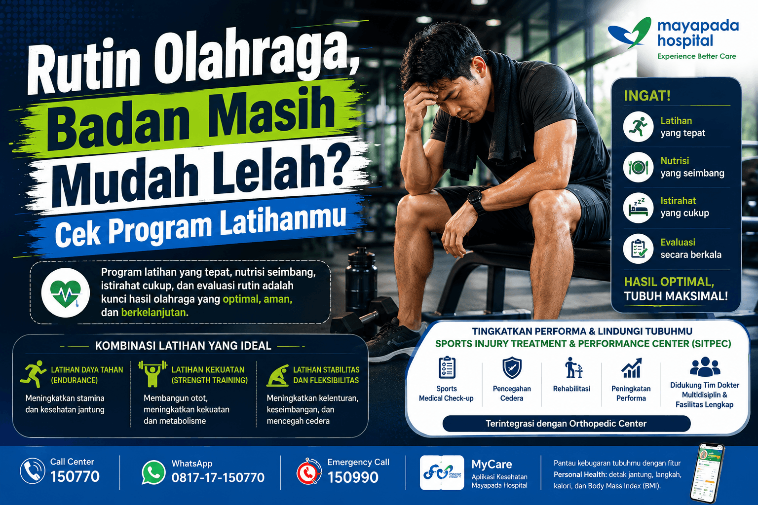 Rutin Olahraga, Badan Masih Mudah Lelah? Cek Program Latihanmu