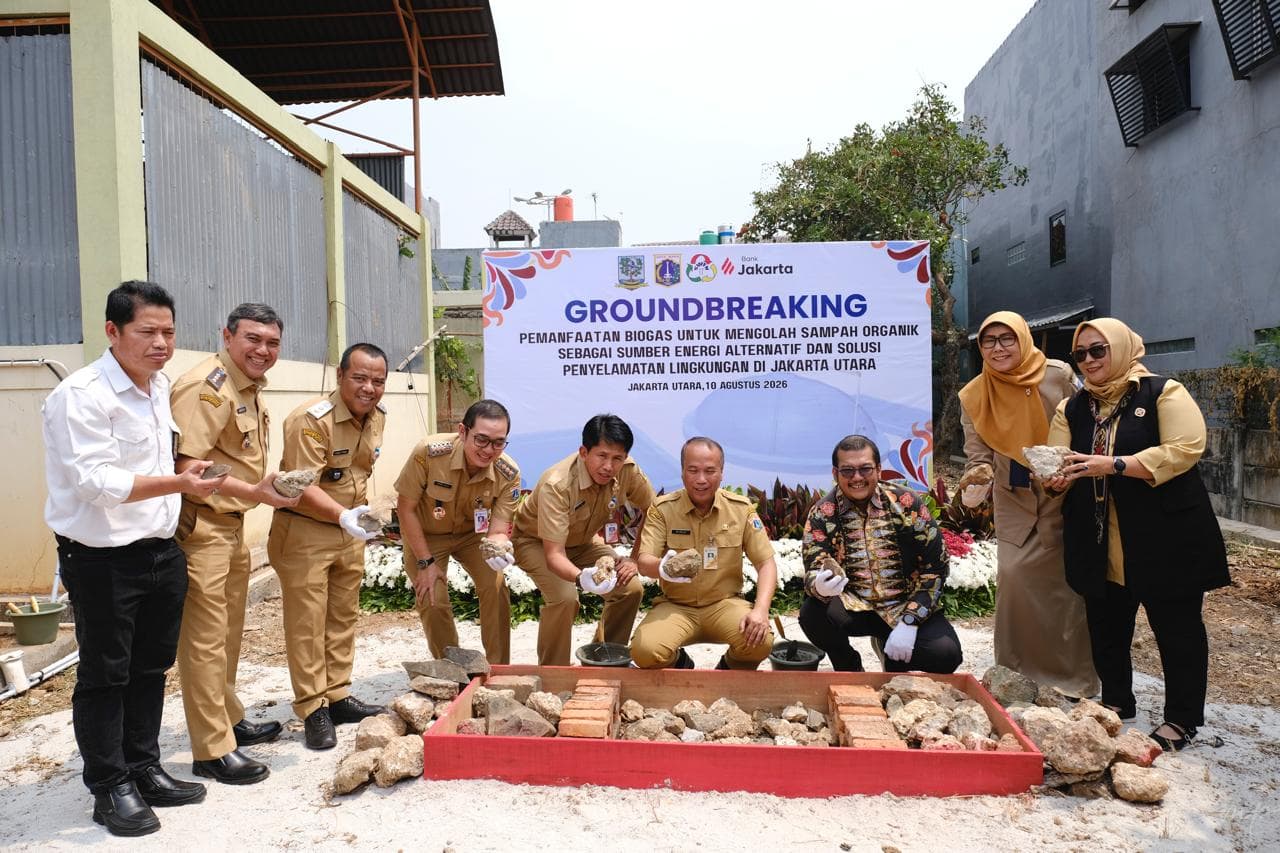 Bank Jakarta Bangun Biodigester di Jakut, Kapasitas Olah Sampah 500 Kilogram per Hari