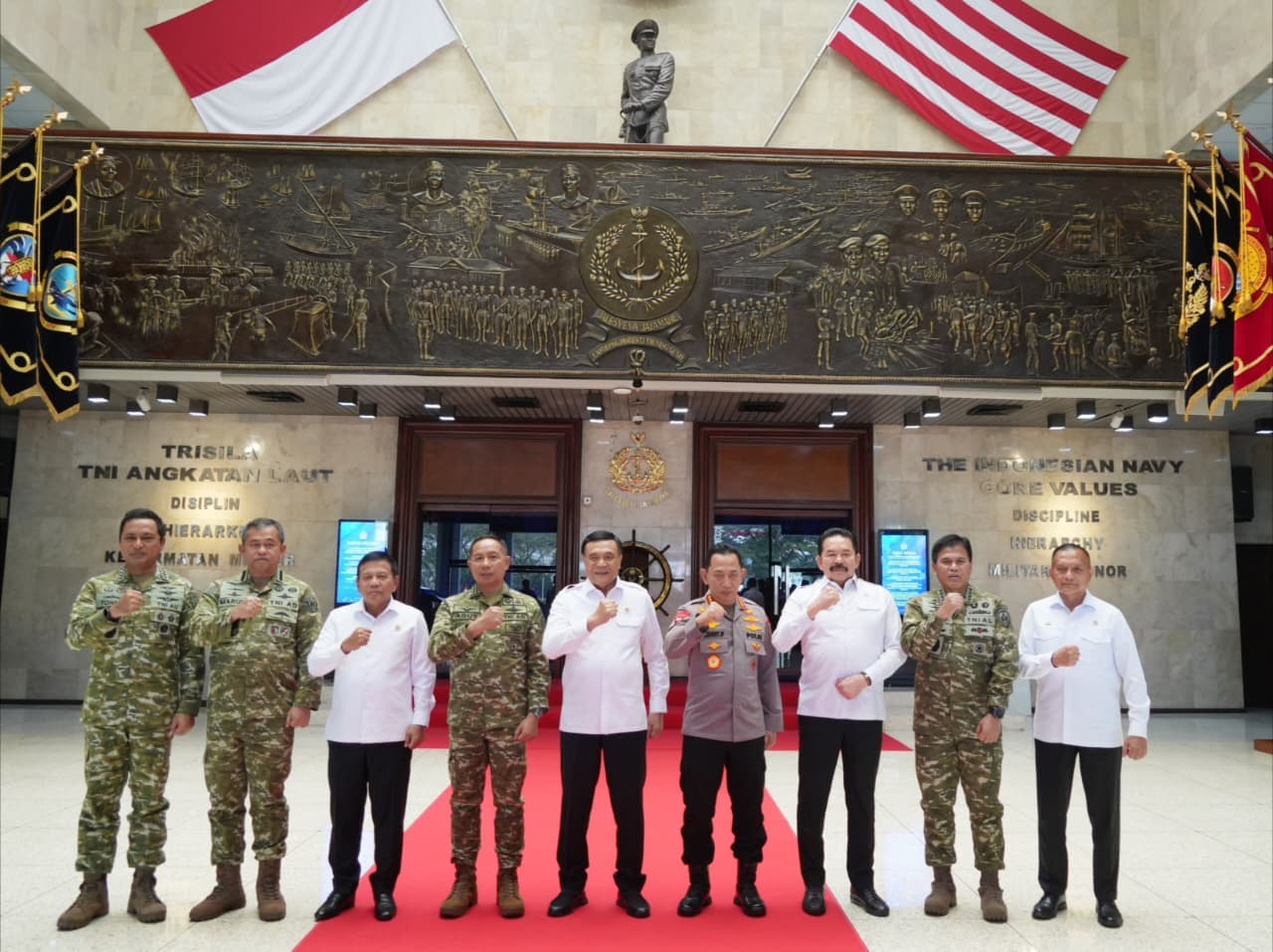 Perkuat Komunikasi, Menko Polkam Gelar Silaturahmi Pimpinan TNI, Polri, BIN, dan Kejagung  