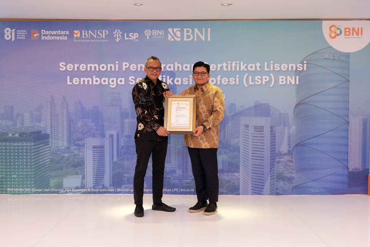 BNI Perkuat Tata Kelola SDM lewat LSP dan Sertifikasi ISO
