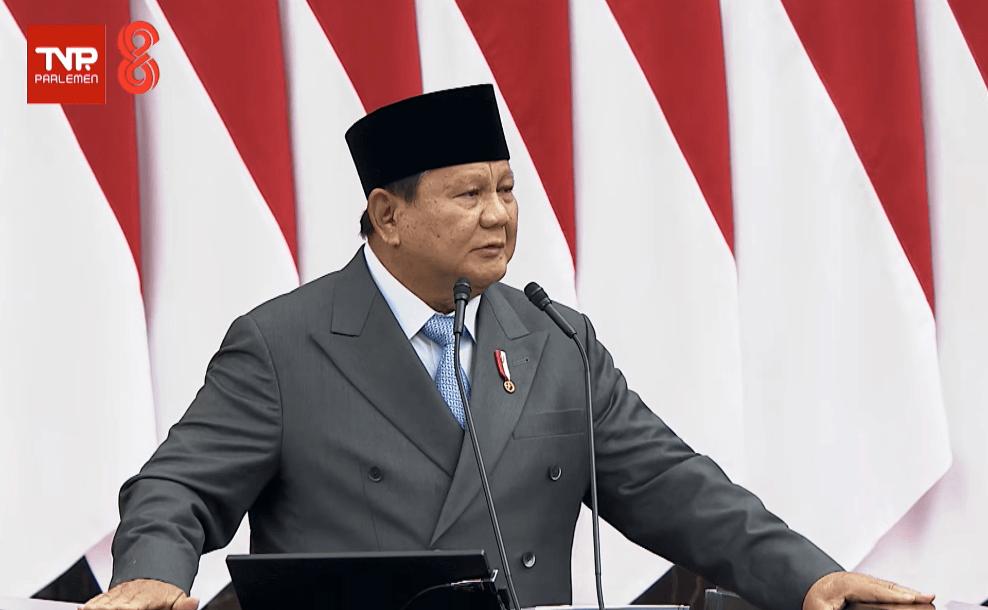 Pidato Lengkap Presiden Prabowo pada Sidang Tahunan MPR Bersama DPR - DPD 