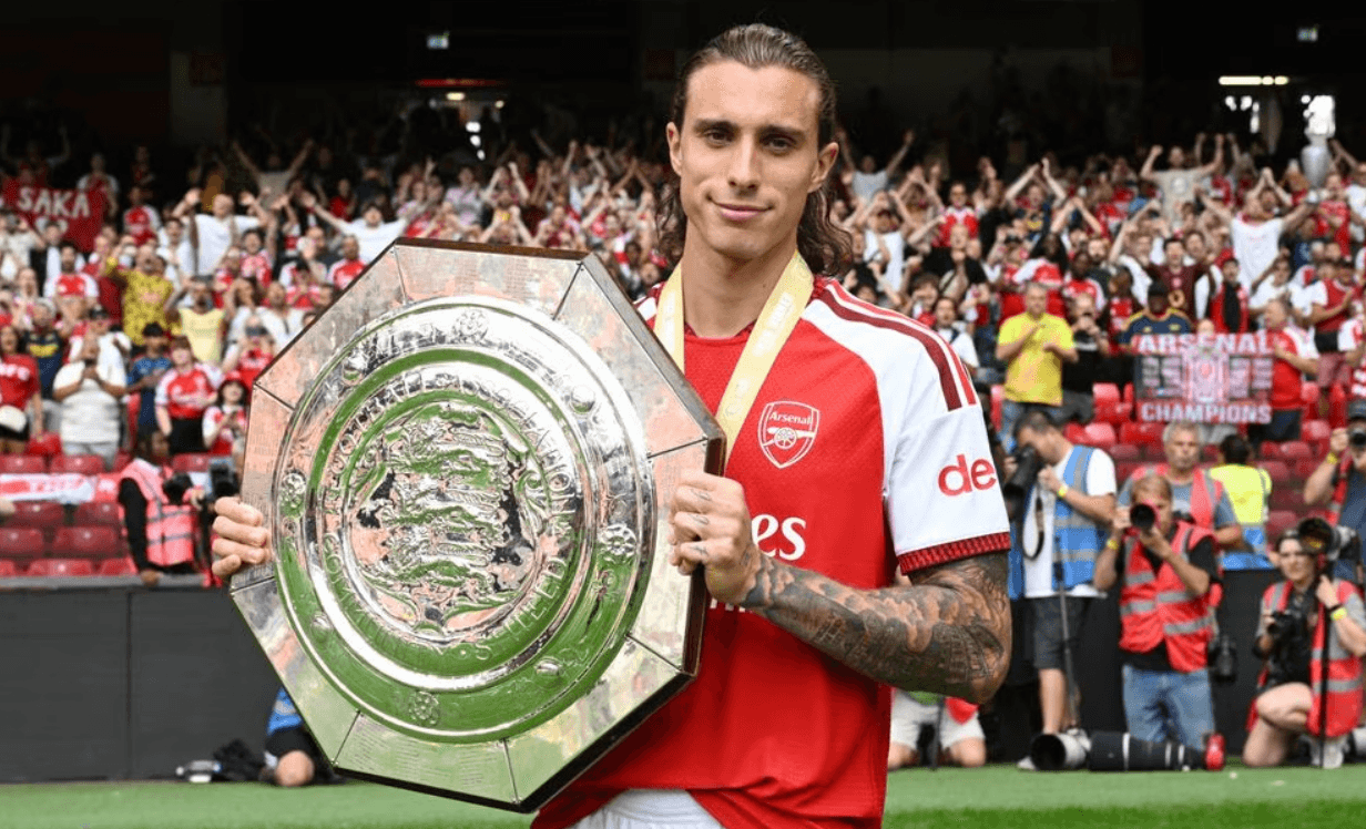 Cetak Gol di Community Shield, Riccardo Calafiori Sesumbar Masa Depan Arsenal