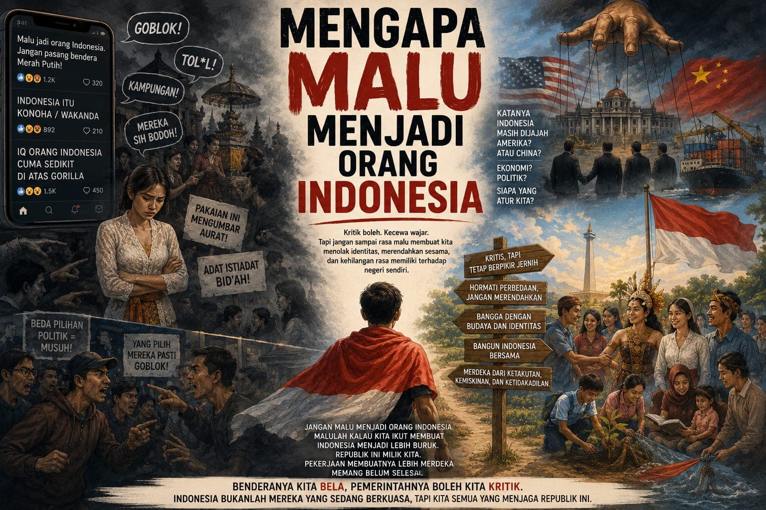 Jangan Malu Menjadi Orang Indonesia