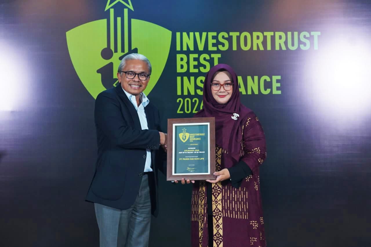 Panin Dai-ichi Life Raih Best Insurance Award 2026 dari Investortrust