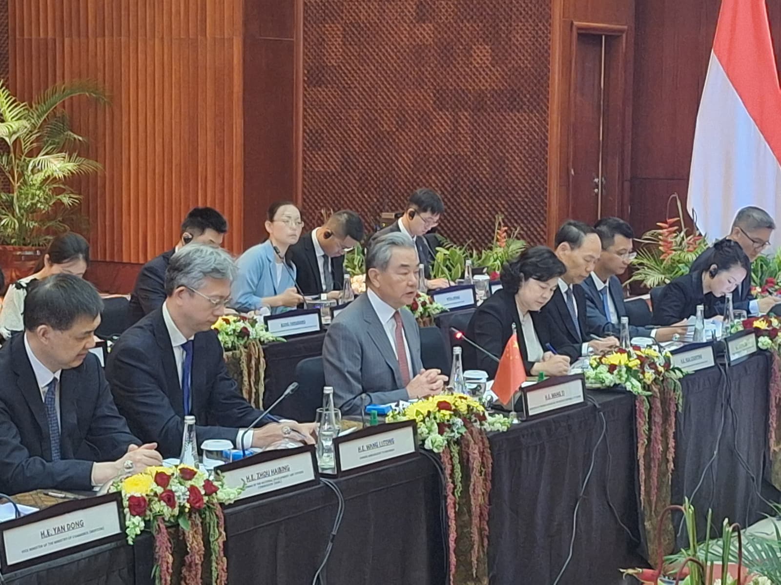 Pertemuan CSD: Menlu Wang Yi Sebut Indonesia Prioritas Utama Diplomasi China
