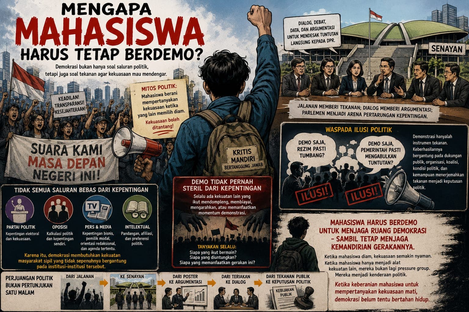 Mengapa Mahasiswa Harus Tetap Berdemo?