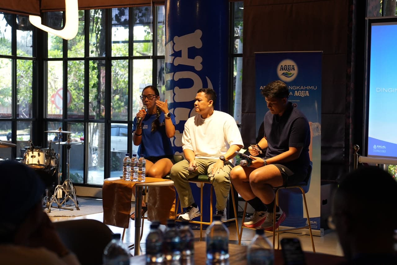 Aqua dan Maybank Marathon 2026 Perkuat Komitmen Gaya Hidup Sehat