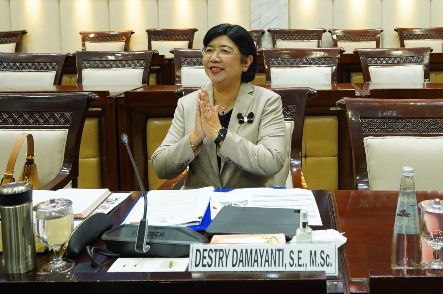 Stabilitas Nilai Tukar dan Dukungan ke Pertumbuhan Ekonomi jadi Target Destry Damayanti