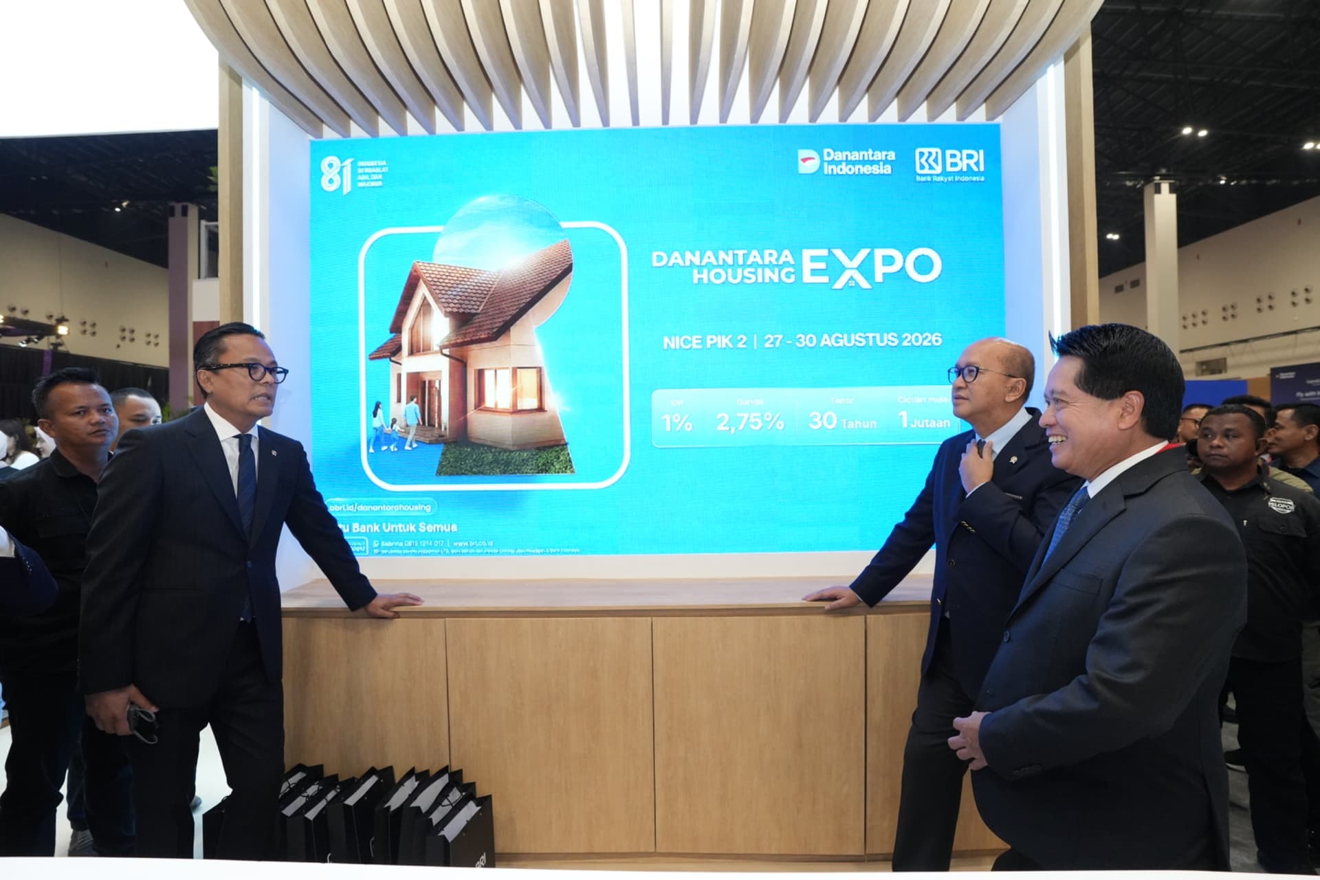 BRI Tawarkan KPR DP 1% di Danantara Housing Expo 2026