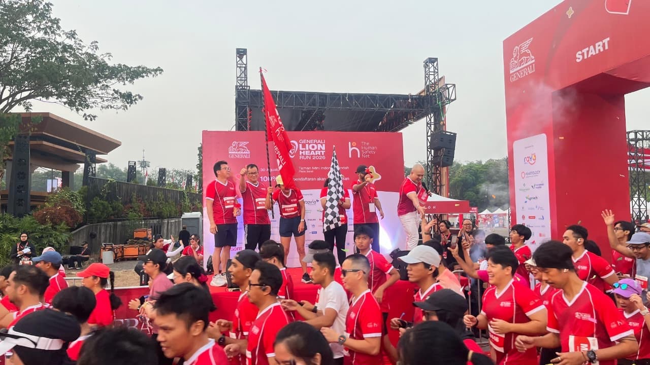 Bank Raya Dukung Generali Lion Heart Run 2026 Lewat Raya Active