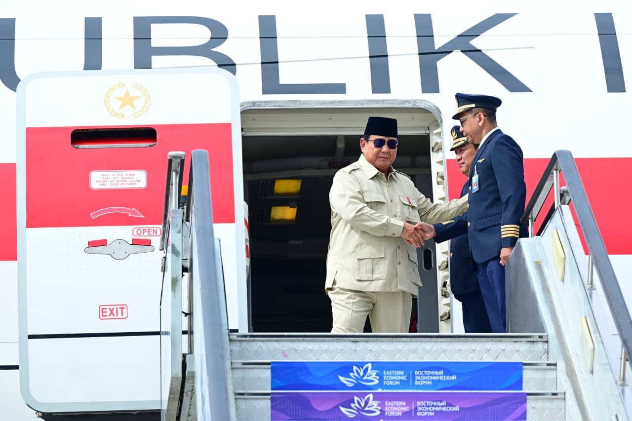 Tiba Vladivostok Rusia, Prabowo Jadi Tamu Kehormatan Utama EEF Ke-11