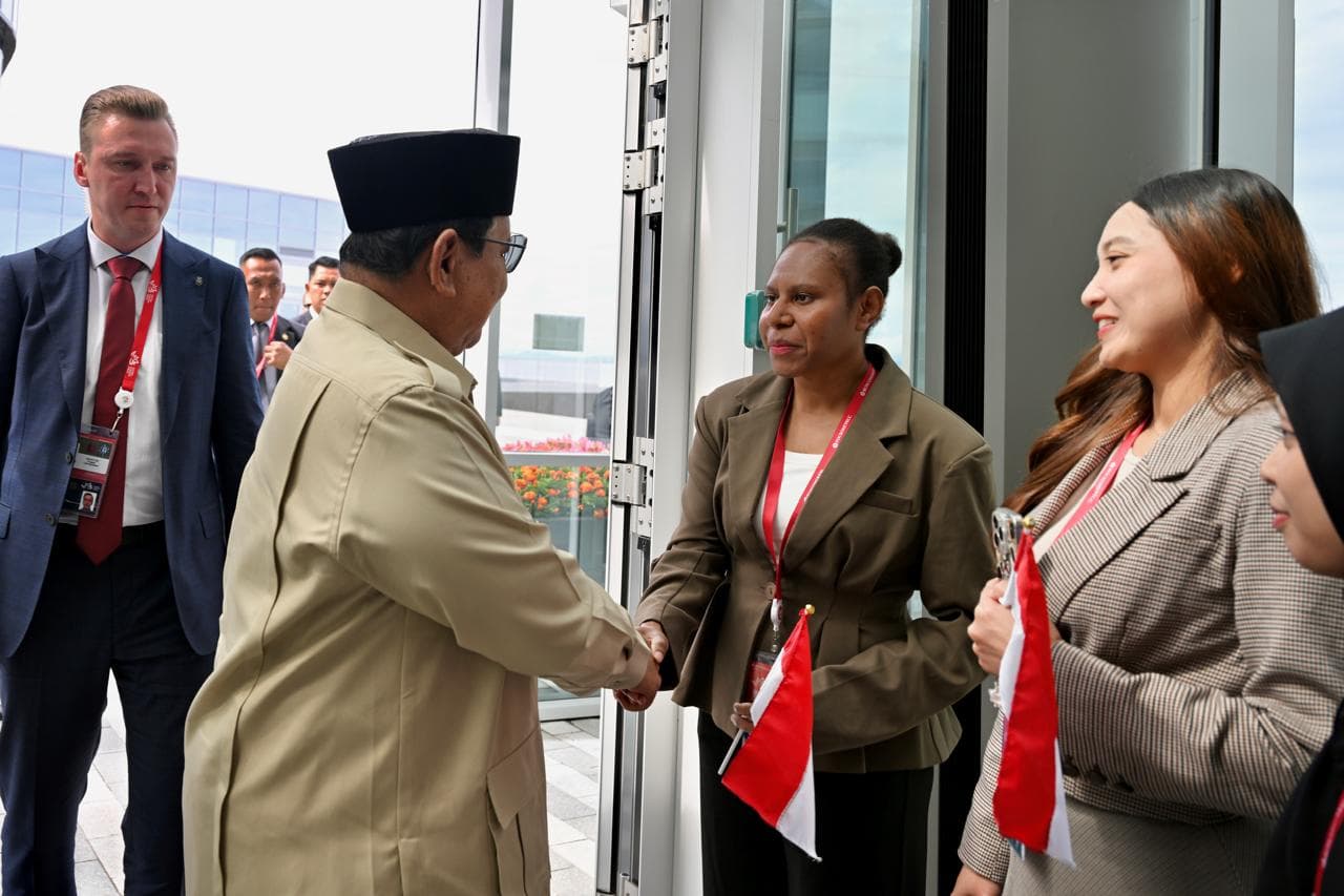 Mahasiswa Asal Merauke Bangga Prabowo Hadiri Eastern Economic Forum di Rusia