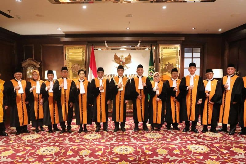 MA Lantik 14 Hakim Agung dan Ad Hoc, Ini Daftarnya