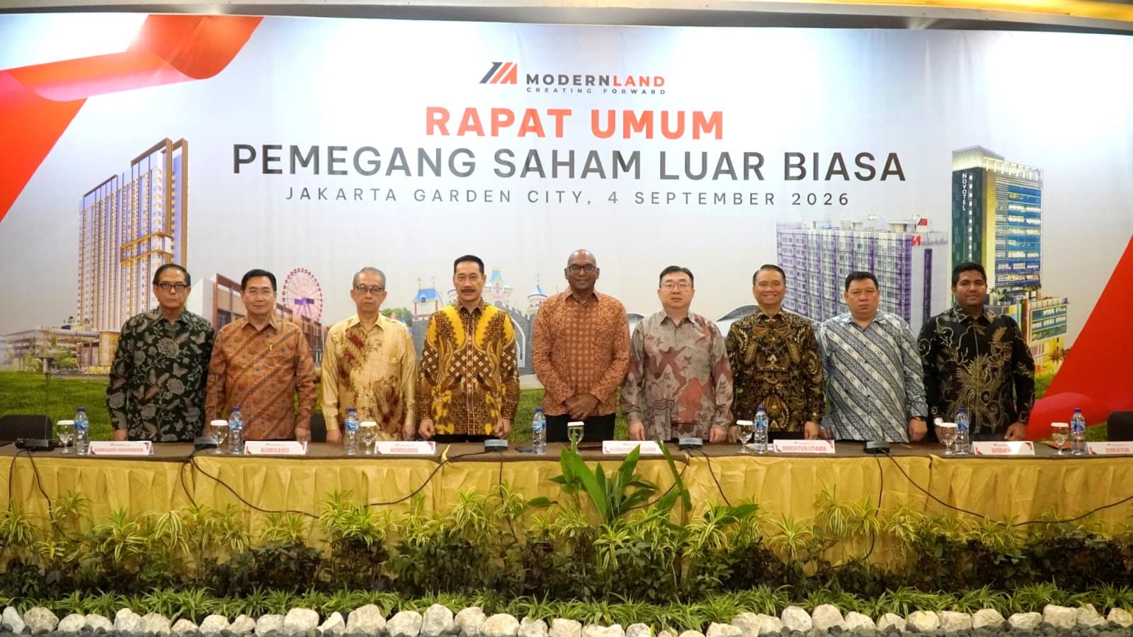 Modernland (MDLN) Siapkan RUPSLB Kedua untuk Bahas Pengalihan Aset