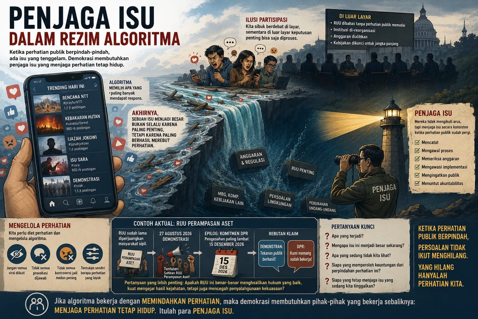 Penjaga Isu dalam Rezim Algoritma