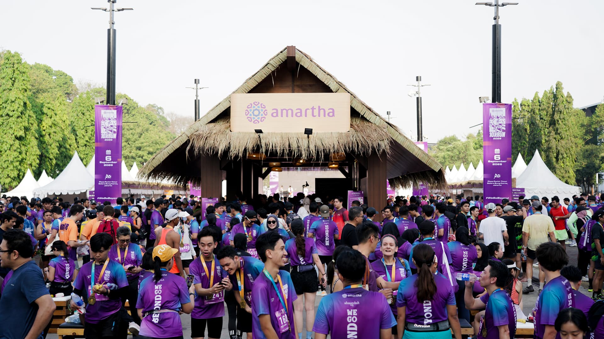 Amartha 10X Run 2026 Hadirkan Sayur dan Ikan Cupang Gratis