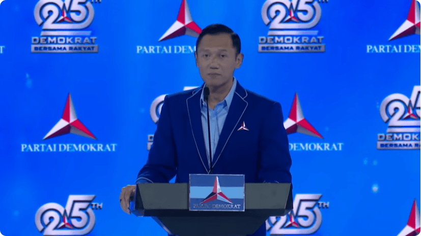 AHY di HUT ke-25 Demokrat: Posisi Kami Jelas, Ingin Pemerintahan Prabowo Sukses