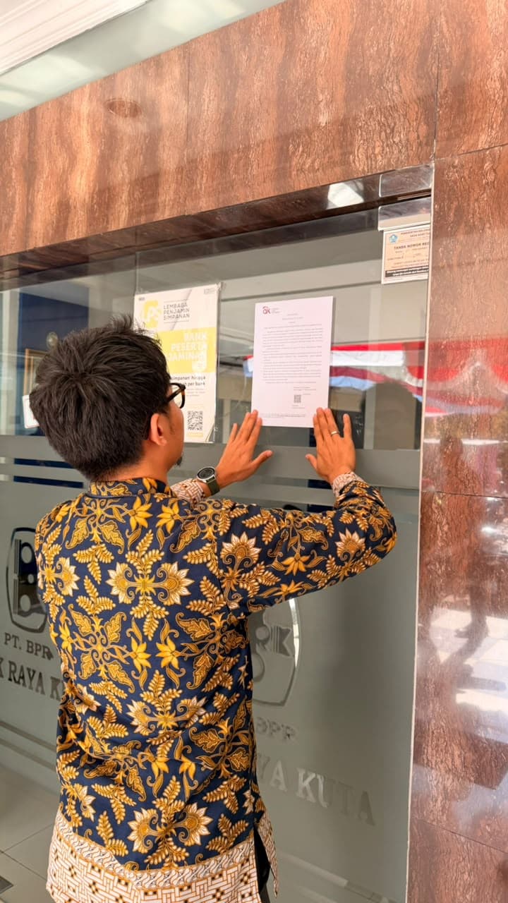 Gagal Penyehatan, OJK Cabut Izin Usaha BPR Pasarraya Kuta di Bali 
