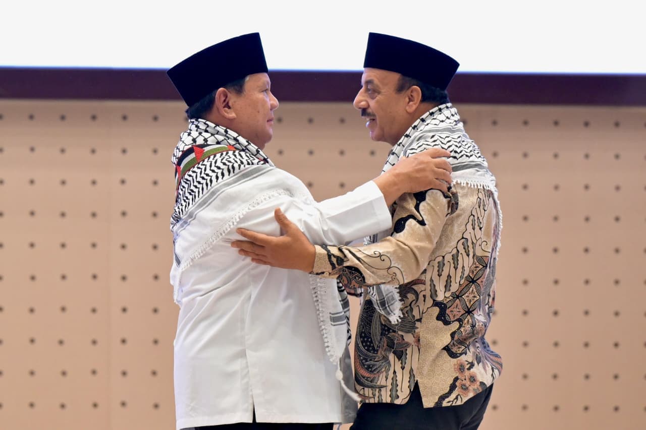 Peluk Prabowo, Dubes Abdalfatah: Indonesia Berdiri Bersama Palestina, Kami Tidak Sendiri