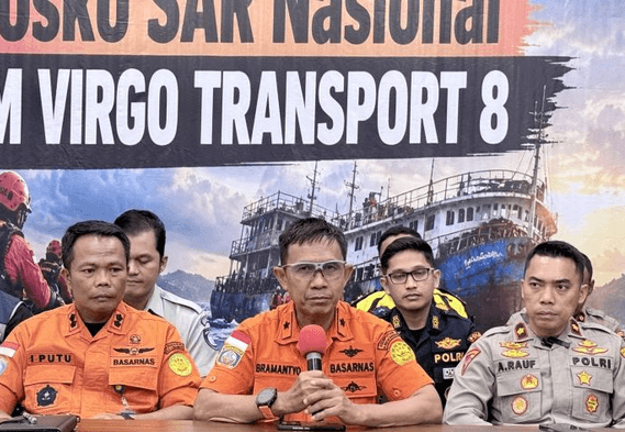 Basarnas Perpanjang Operasi SAR KM Virgo Transport 8 Selama Tujuh Hari 