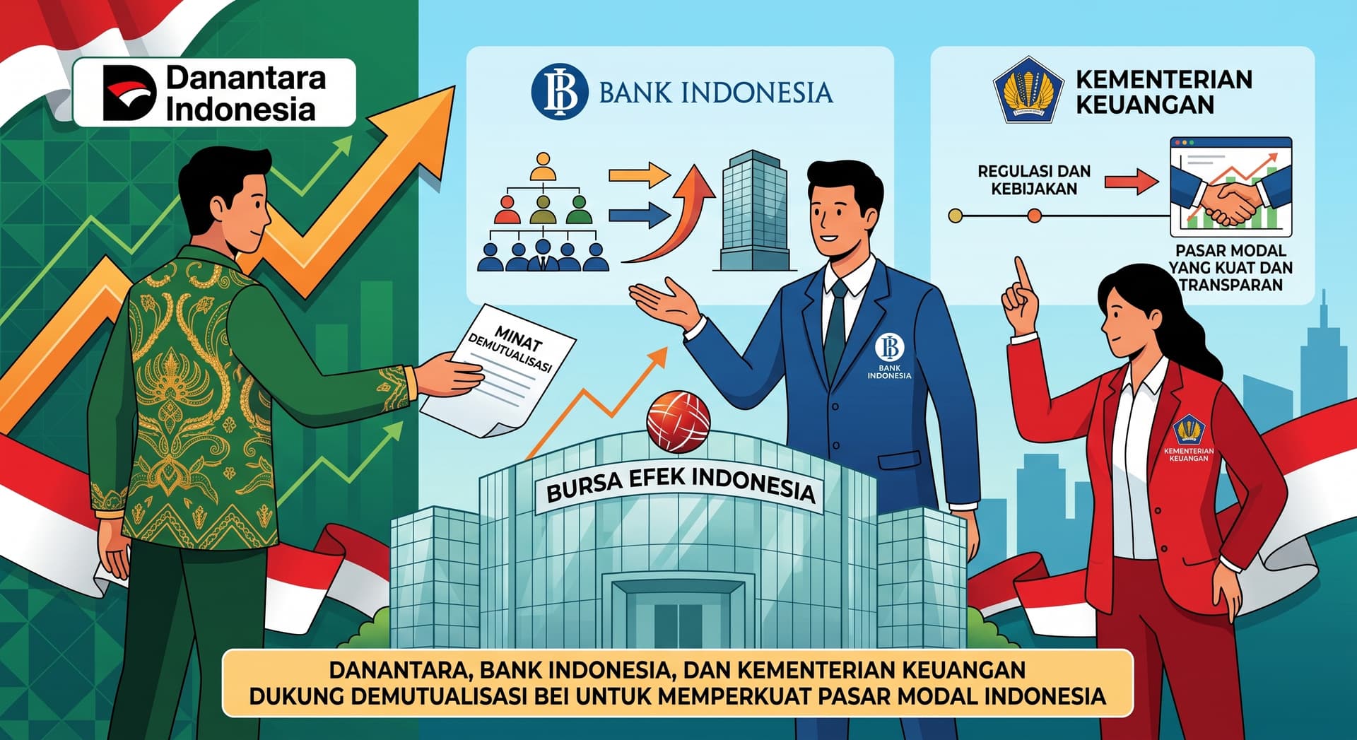  OJK Izinkan Kemenkeu, BI, dan Danantara Jadi Pemegang Saham BEI, Bakal Lebih dari 5%?   