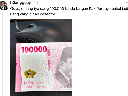 Heboh Warga Buru Rupiah Pecahan Rp 100.000 Bertanda Tangan Perry dan Purbaya, Ini Kata BI  
