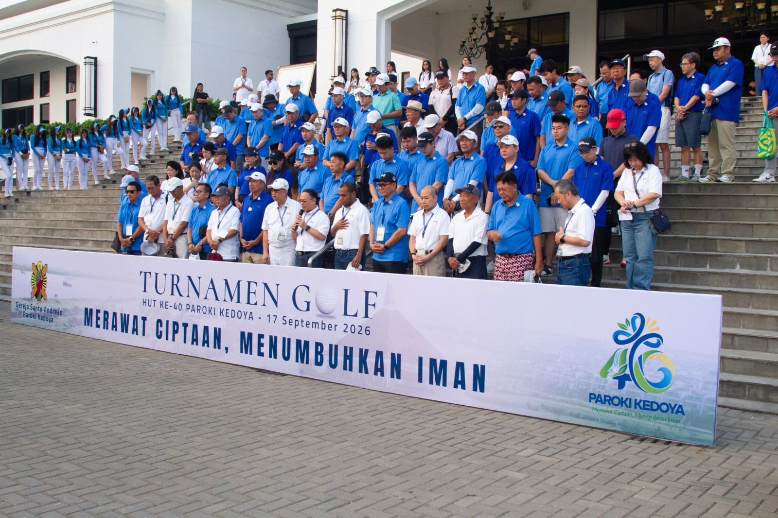 J Trust Bank Dukung Turnamen Golf untuk Renovasi Gereja 