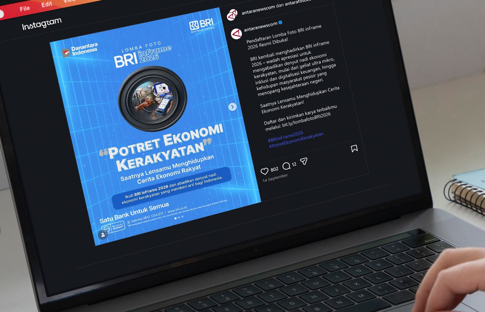 BRI Kembali Gelar Kompetisi Fotografi BRI inFrame 2026