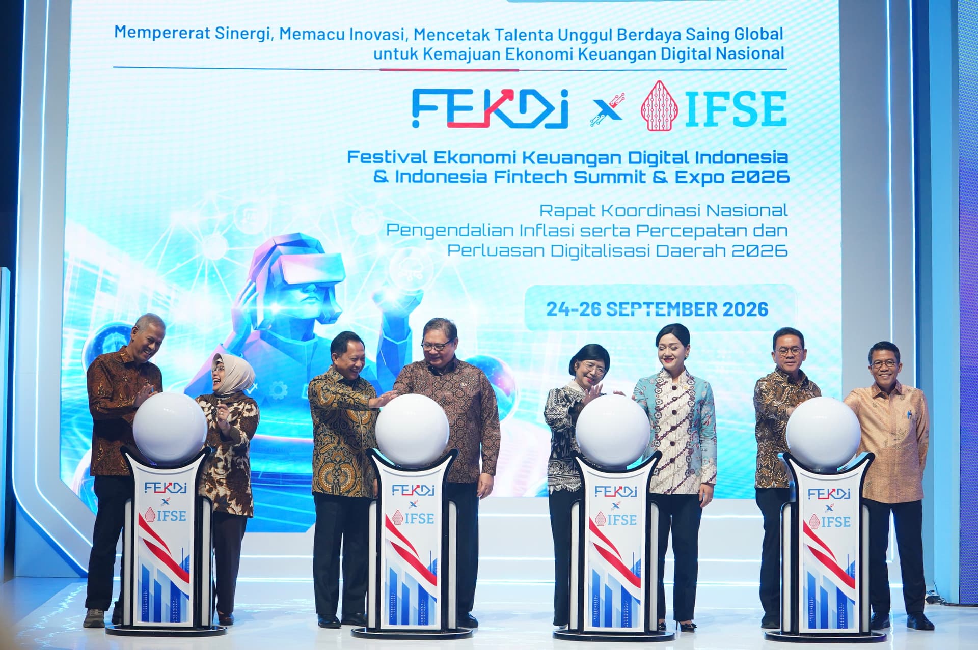 Resmi Dibuka, FEKDI x IFSE 2026 Dorong Potensi Ekonomi Digital RI Tembus US$ 340 Miliar