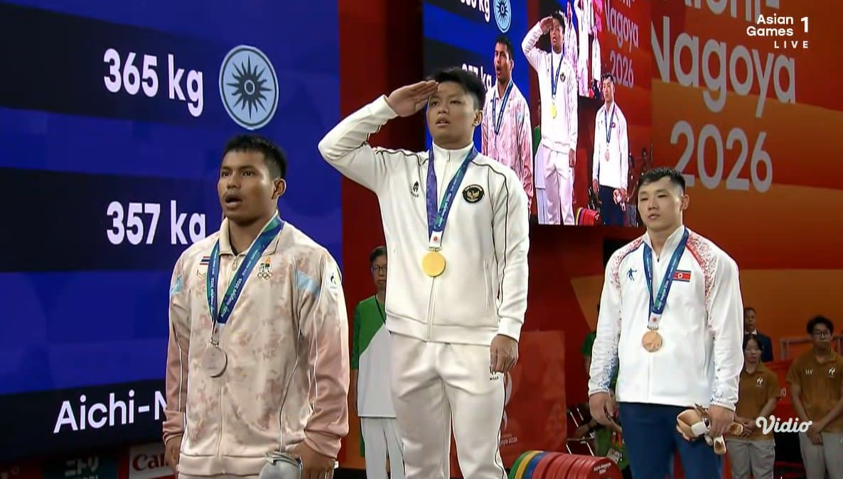 Mantap! Rahmat Erwin Abdullah Sumbang Emas Kedua Indonesia di Asian Games 2026 