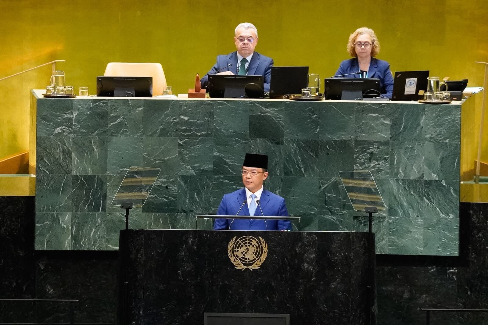 Di Sidang Umum PBB Menlu Sugiono Tegaskan Indonesia Terus Berada di Sisi Palestina