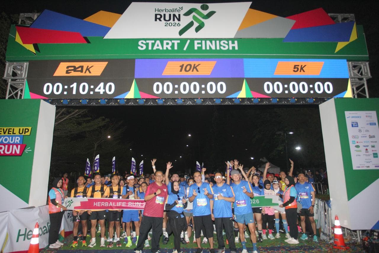 Enam Ribu Pelari Meriahkan Herbalife Run 2026
