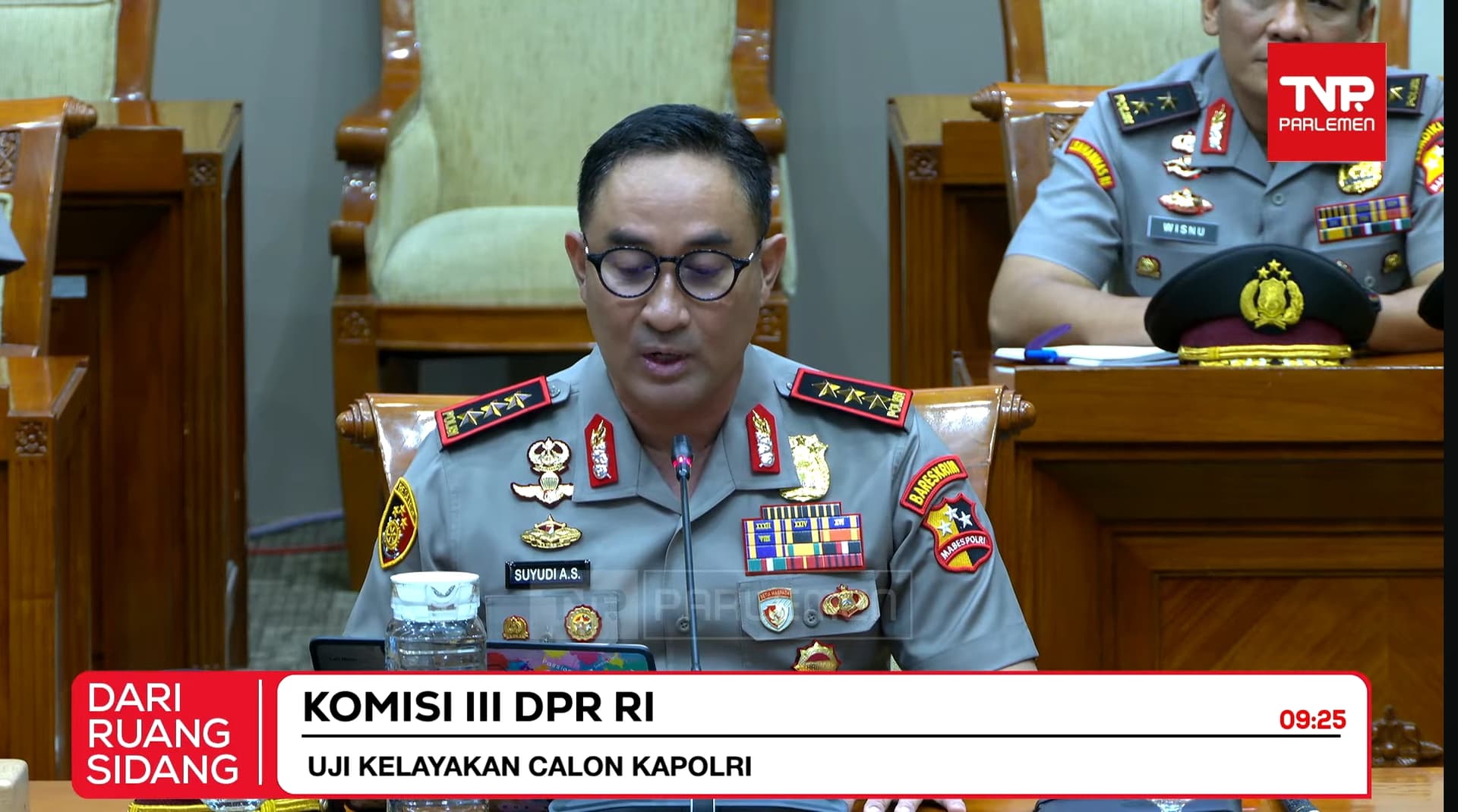 Jalani Fit and Proper Test Calon Kapolri, Komjen Suyudi Ario Seto Usung Polisi Bersama Rakyat