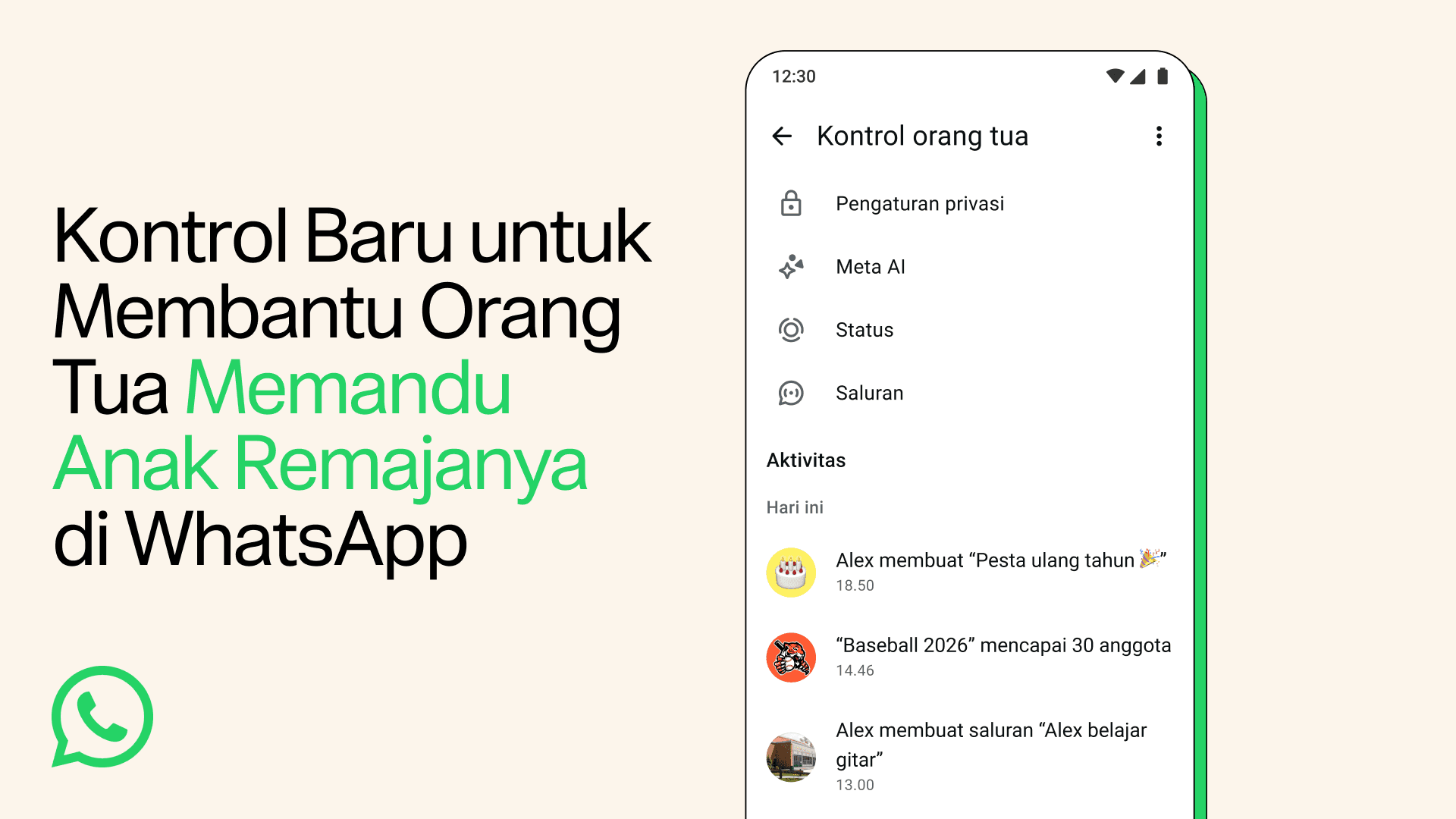 WhatsApp Akhirnya Rilis Fitur Kontrol Orang Tua untuk Remaja