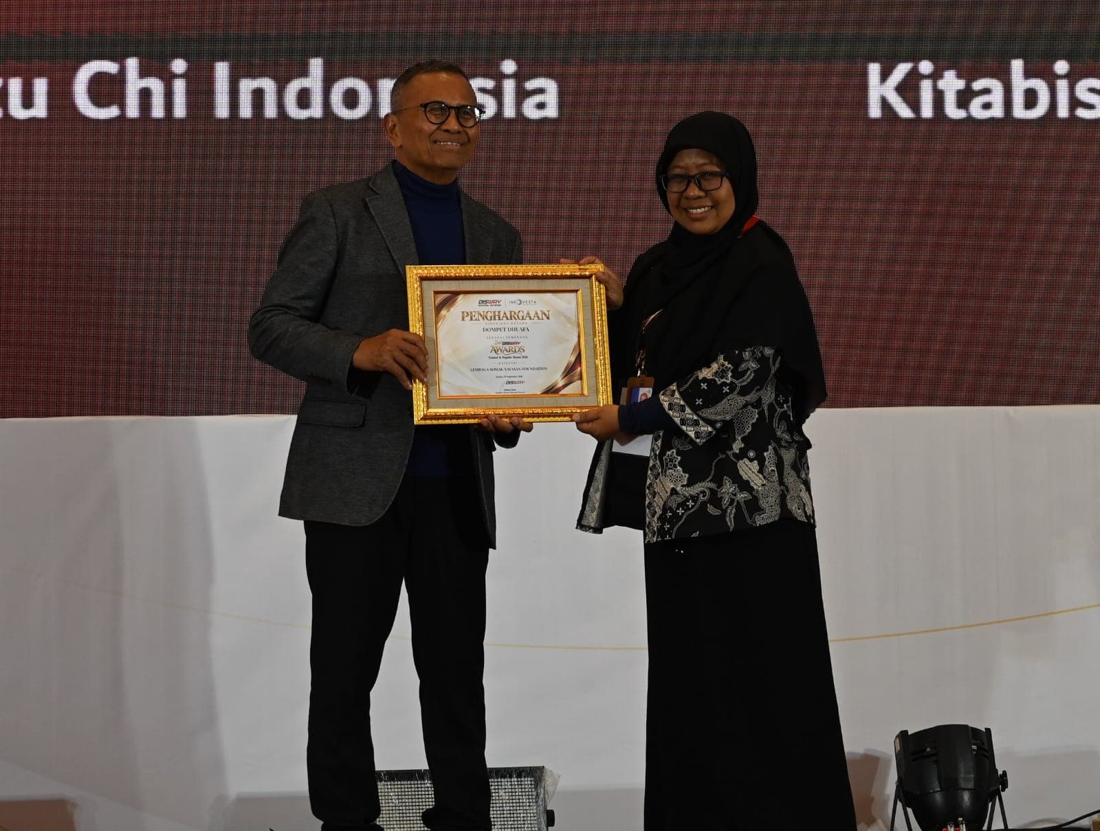 Institut Kemandirian Dompet Dhuafa Raih Disway Award 2026 Trusted & Popular Brand 2026