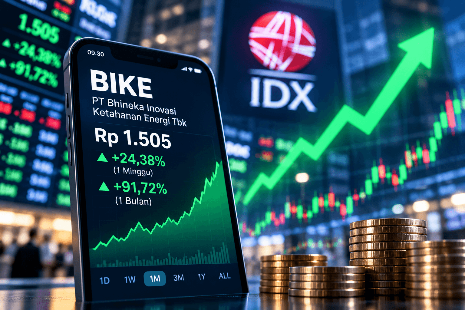 Saham BIKE Naik 24,38% Sepekan, Begini Penjelasan Manajemen