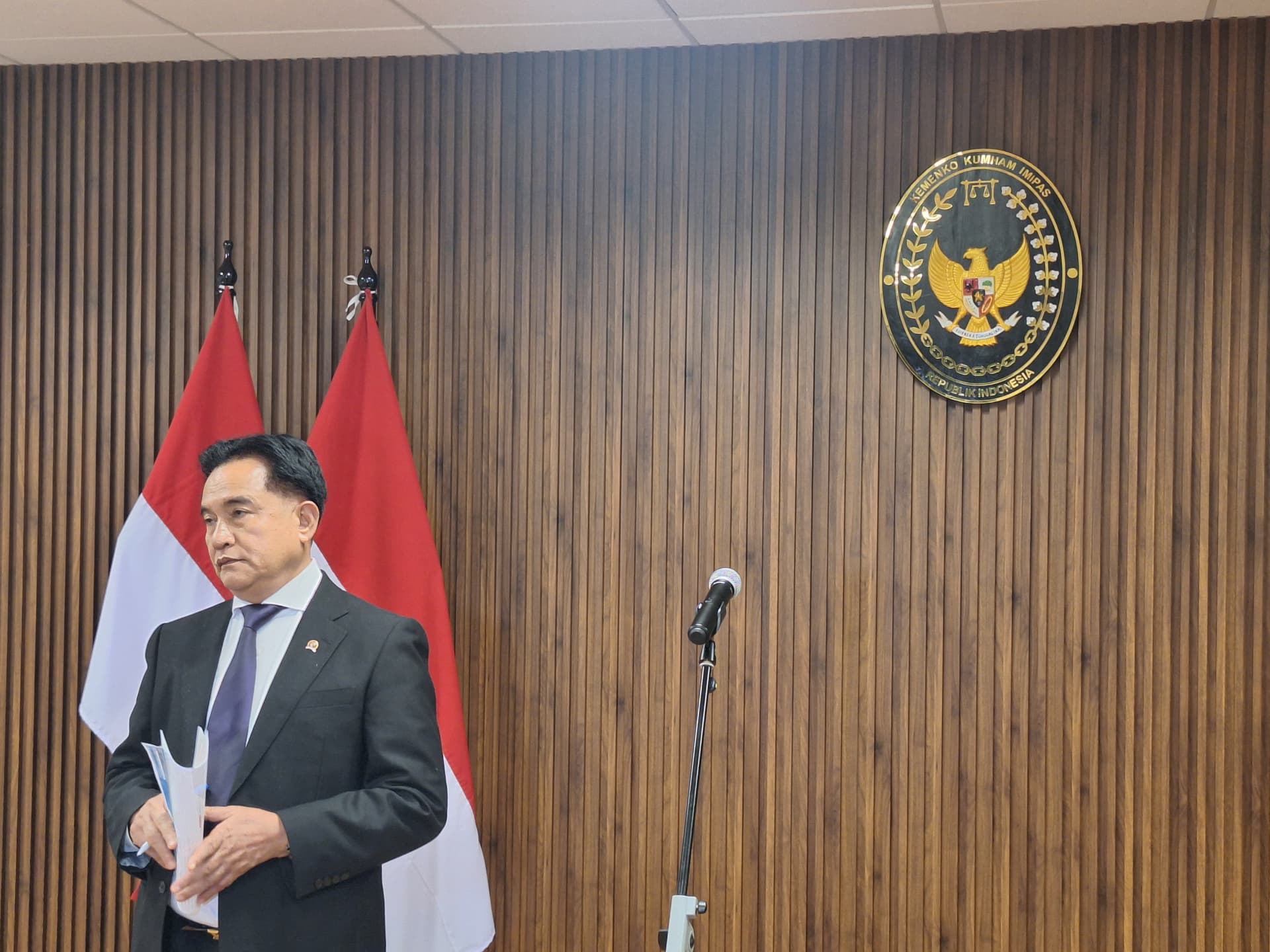 Menko Yusril Bakal Bertemu DEN, Bahas Perubahan Definisi Korupsi