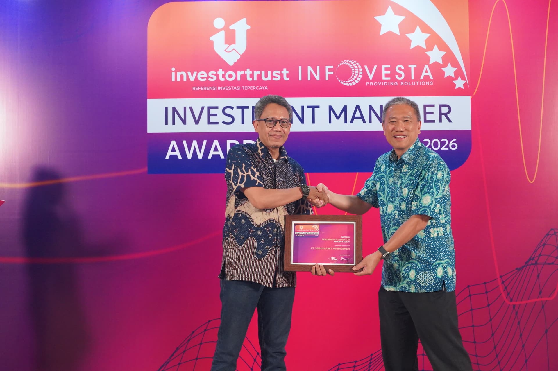Sequis Asset Management Raih Penghargaan Investortrust - Infovesta Investment Manager Awards 2026