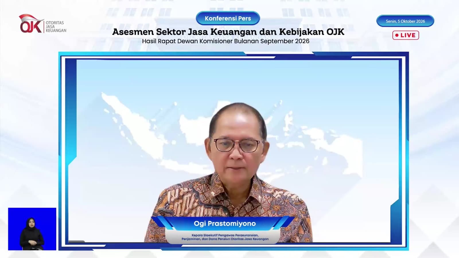 Baru 20% Barang Milik Negara Terlindungi Asuransi, OJK Dorong Perluasan Berbasis Risiko 