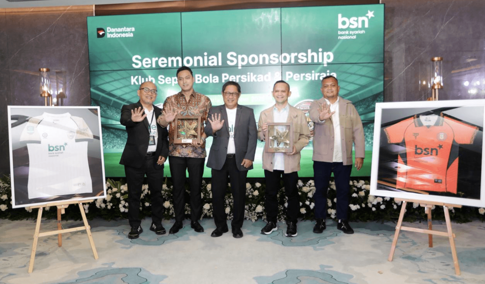 Bank BSN Gandeng Persikad dan Persiraja Garap Potensi Ekonomi Sepak Bola