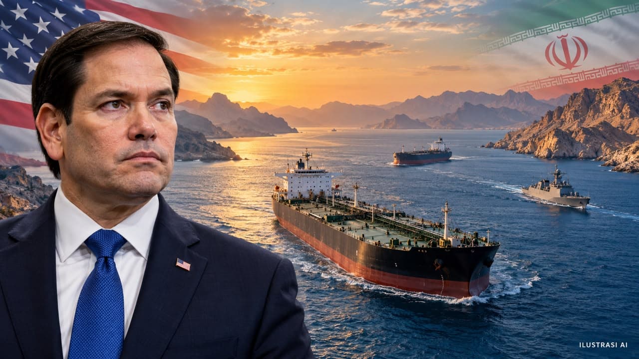 AS Klaim Iran Kehilangan Kendali Hormuz, Ancaman Kapal Tanker Membayangi