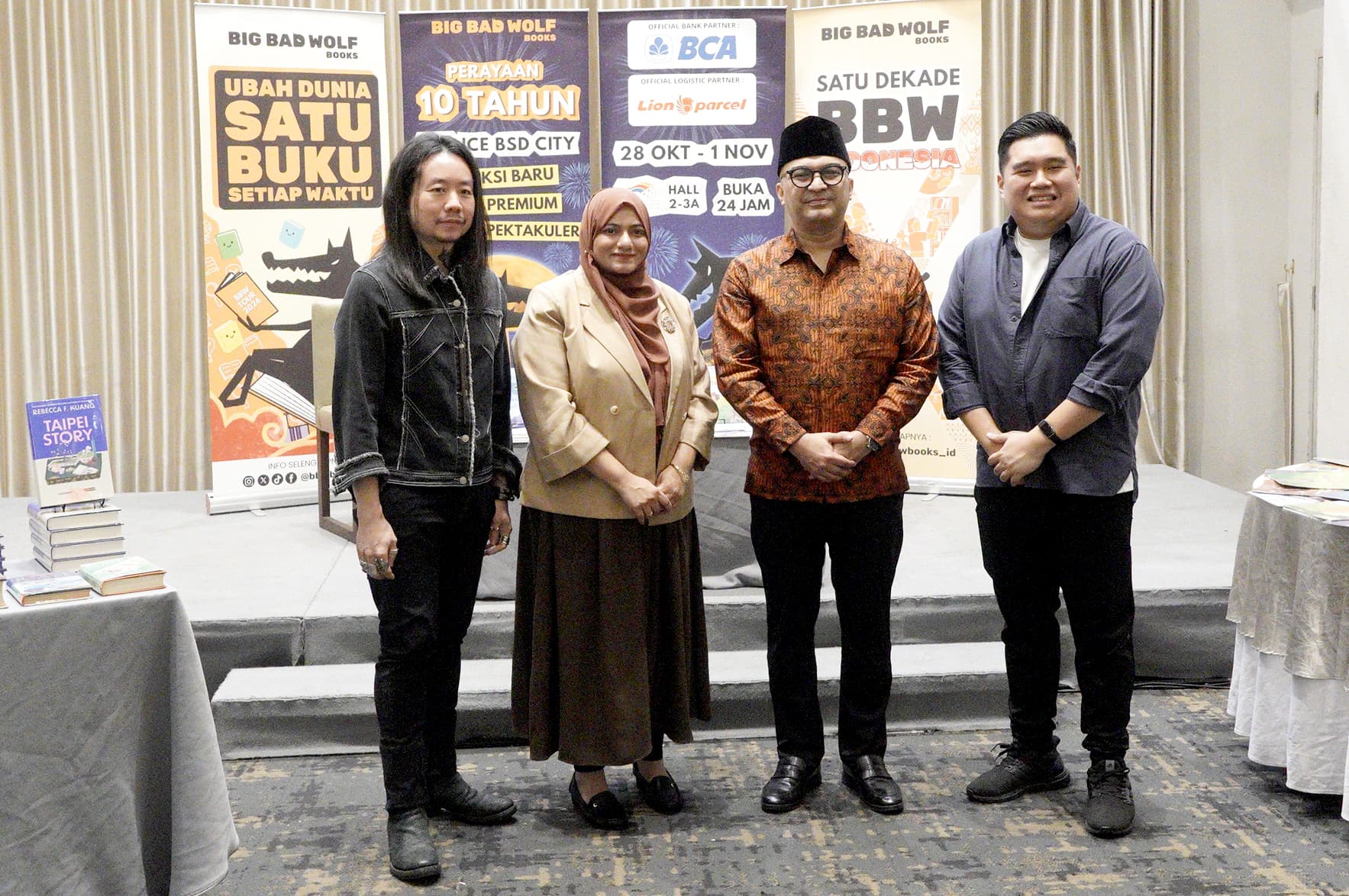 Tandai 1 Dekade Kiprah di Indonesia, Big Bad Wolf Kembali Pameran 24 Jam di ICE BSD