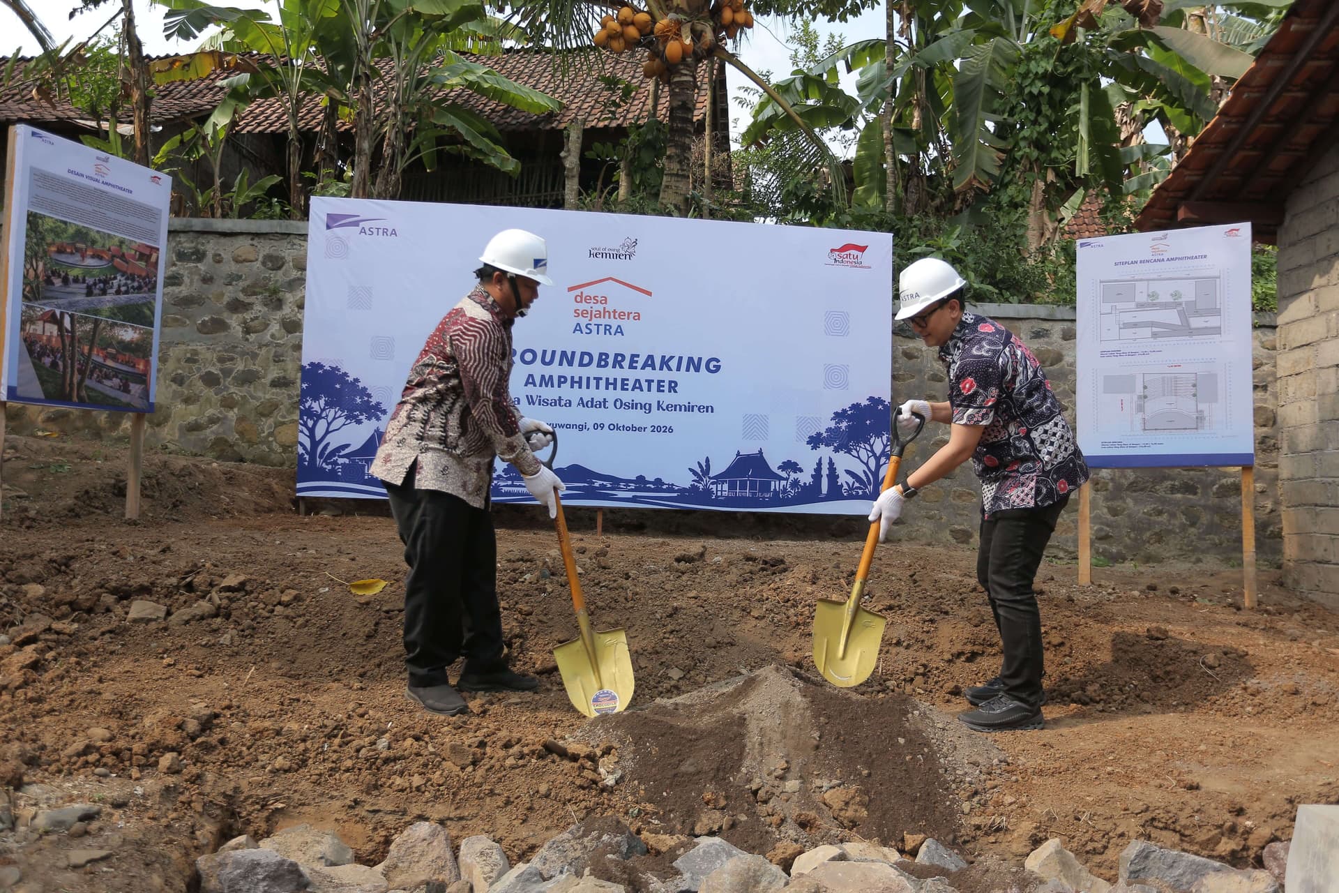 Astra Bangun Amfiteater di Desa Adat Kemiren, Perkuat Wisata Budaya Osing dan Ekonomi Warga