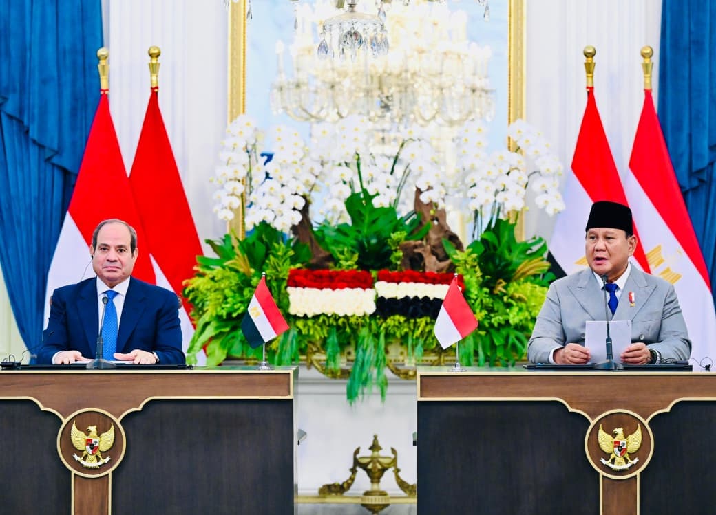 Prabowo dan El-Sisi Tegaskan Dukungan bagi Palestina dan Dorong Deeskalasi di Timur Tengah