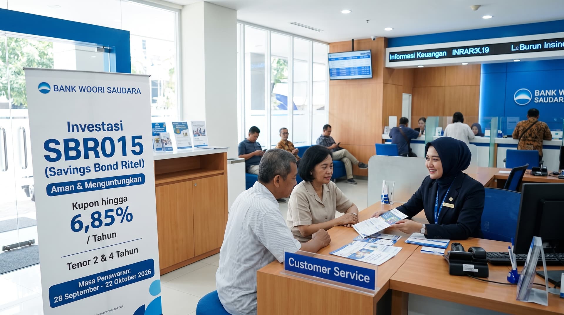 Bank Woori Saudara Tawarkan SBR015, Kupon hingga 6,85% per Tahun