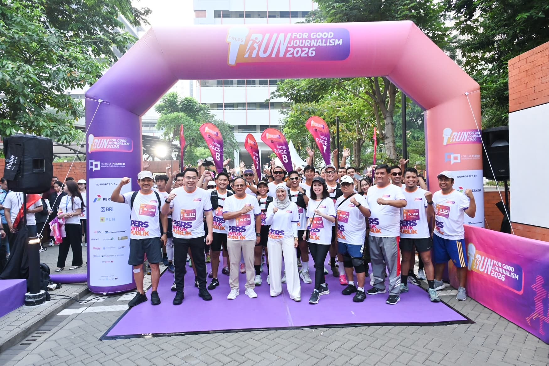 Gelar 'Run for Good Journalism 2026', Wamenkomdigi Ajak Pers Sajikan Berita Akurat