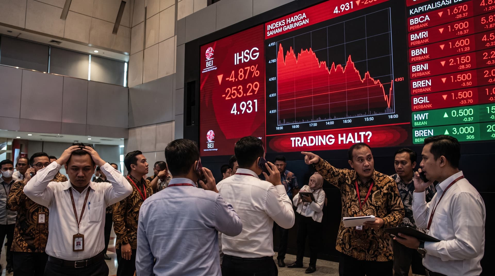 Indonesia Imposes Emergency 7% ARB Downside Limit as Bourse Plunges Below 5,000 Amid MSCI Demotion Fallout